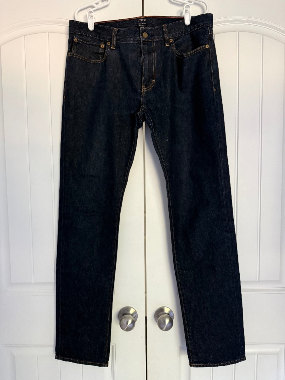J.Crew The Driggs Men’s Dark Wash Jeans 34x34 Straight Leg